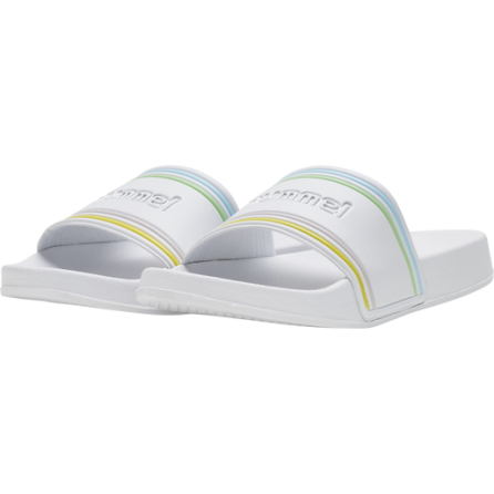 Claquette Pool Slide Retro - Blanc/Jaune Chaussures 214760-9639