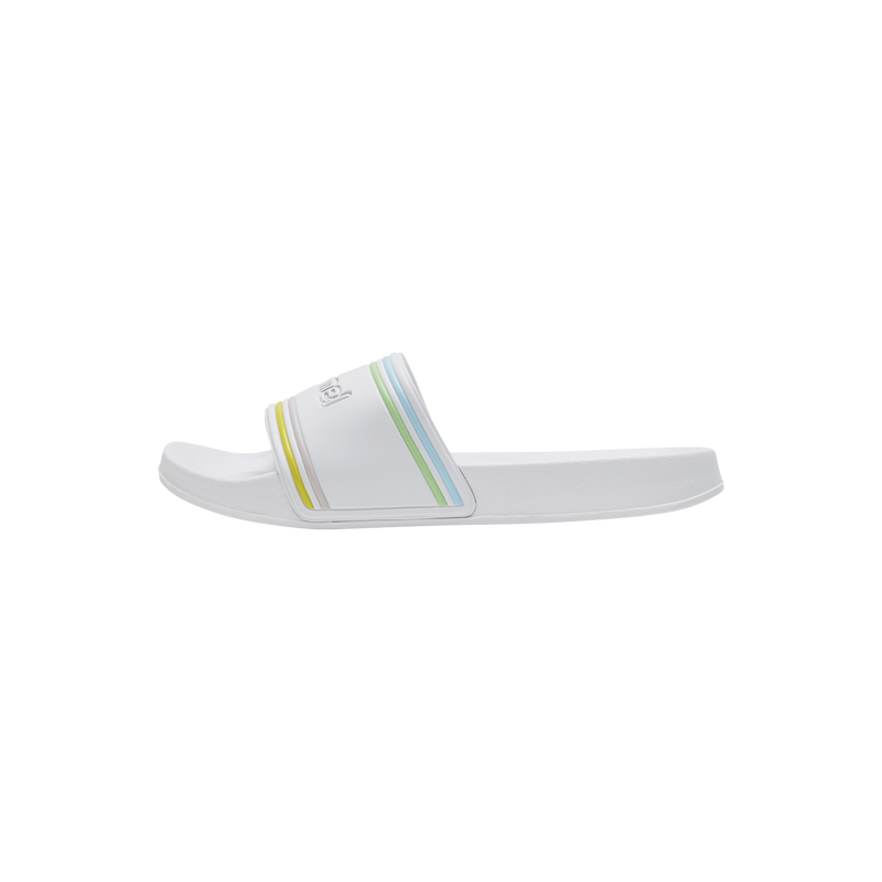 Claquette Pool Slide Retro - Blanc/Jaune Tongs et claquettes 214760-9639