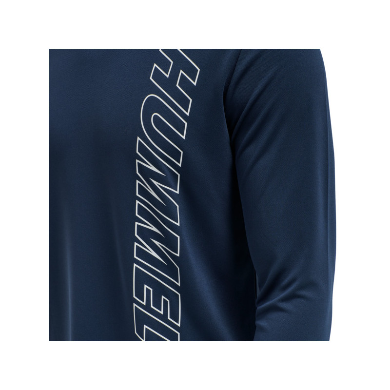 T-shirt d'entraînement Hmlte Topaz T-shirt L/s Insignia - Bleu Marine Tee-shirts Homme213476-7954