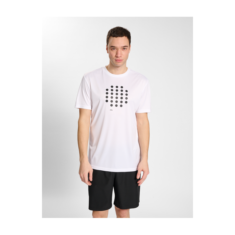 T-SHIRT DE SPORT Hmlcourt T-shirt S/s - Blanc Tee-shirts Homme219141-9001