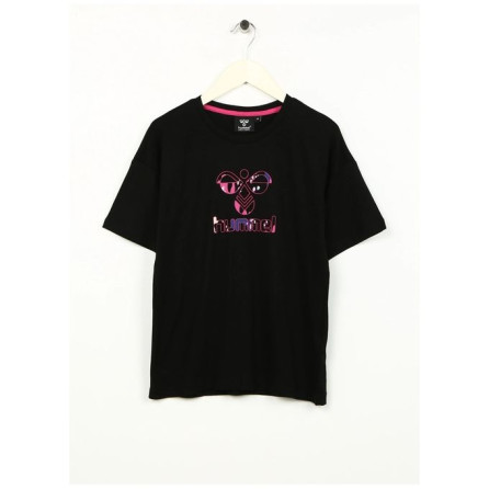T-shirt enfant Hml Galanthus T-shirt S/s Noir Tee-shirts Enfant911725-2001