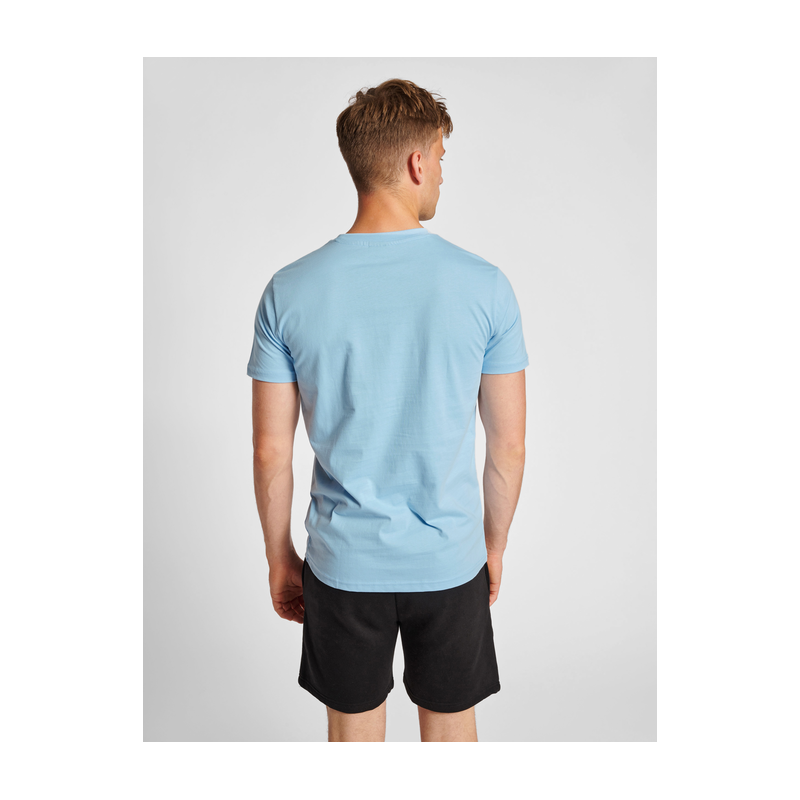 T-shirts Hmlred Heavy T-shirt S/s - Bleu Clair Tee-shirts Homme215122-7431
