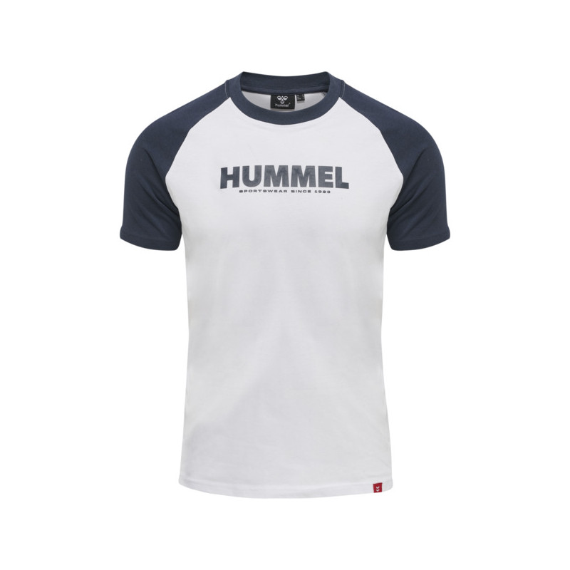 T-shirt Hmllegacy Blocked T-shirt - Blanc Tee-shirts Homme212873-9001