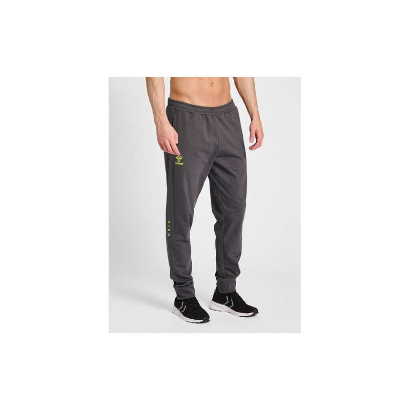 Pantalon Hmloffgrid Cotton Pants - Forged Iron/Dark Citron Pantalons Homme216134-2172