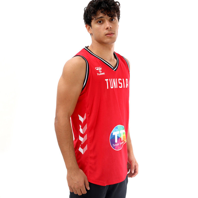 Maillot Officiel Équipe National Officiel Basket TextilesT0162FTBB-3062