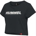 T-shirt court hmlLEGACY WOMAN CROPPED T-SHIRT - Noir Tee-shirts et tops Femme212560-2001