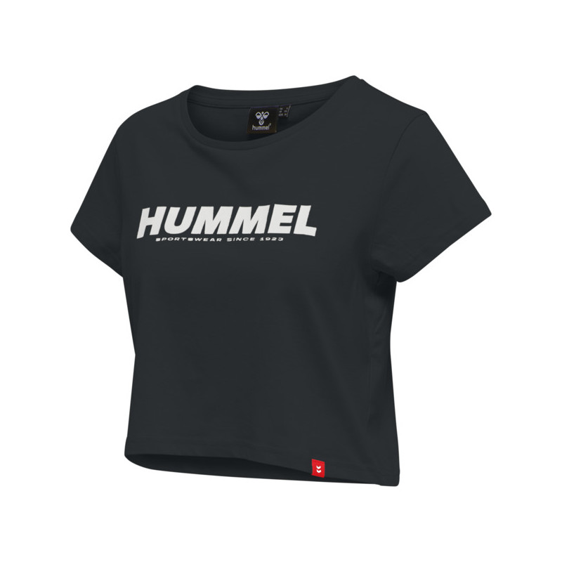 T-shirt court hmlLEGACY WOMAN CROPPED T-SHIRT - Noir Tee-shirts et tops Femme212560-2001