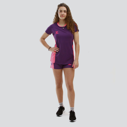Tenue d'entraînement Hml Action Set Team Ws - Violet/Rose Tee-shirts et tops FemmeT204963 WS-4861