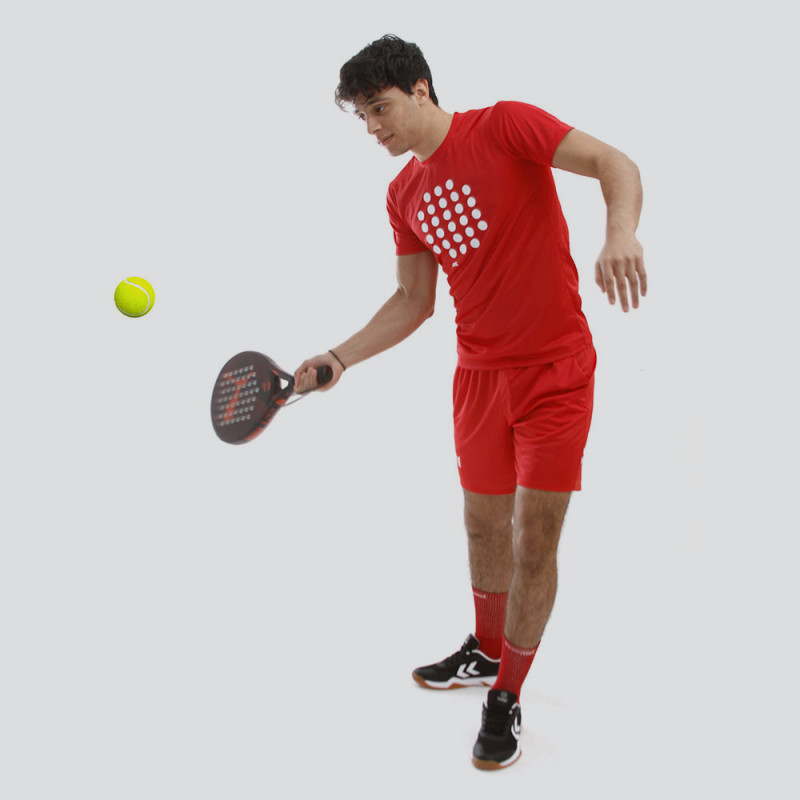 Tenue d'entraînement Padel Hml Court - Rouge Tenue d'entrainement T219149PK-3062