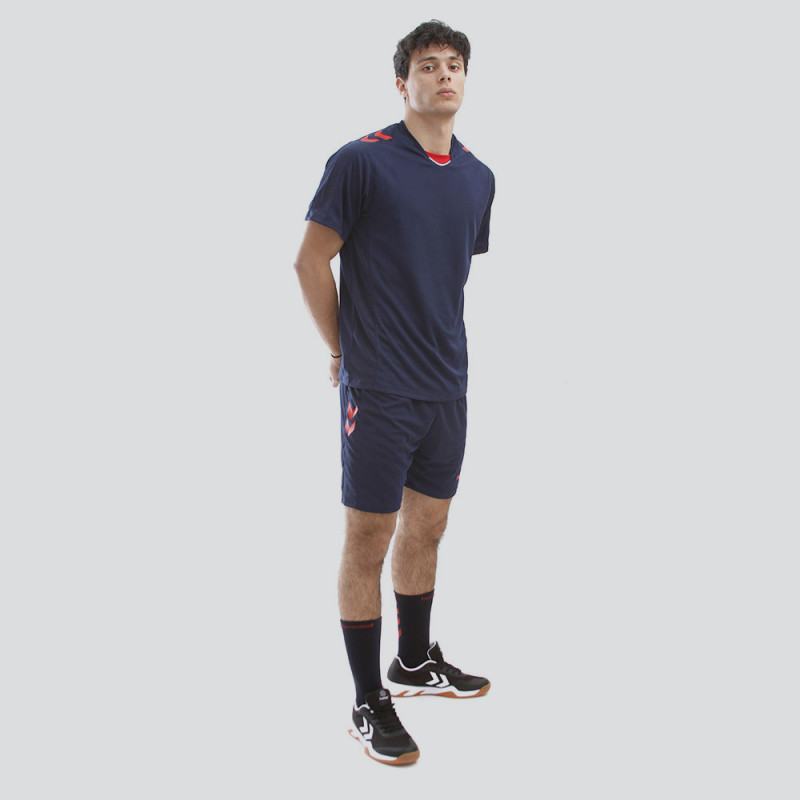 Tenue d'entraînement Hmlcore Xk Adulte - Bleu/rouge TextilesT211955PK-1008