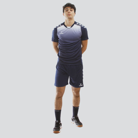 Tenue Hmlcorexk Ss Poly Jersey Bleu Tenue d'entrainement T211459-7027