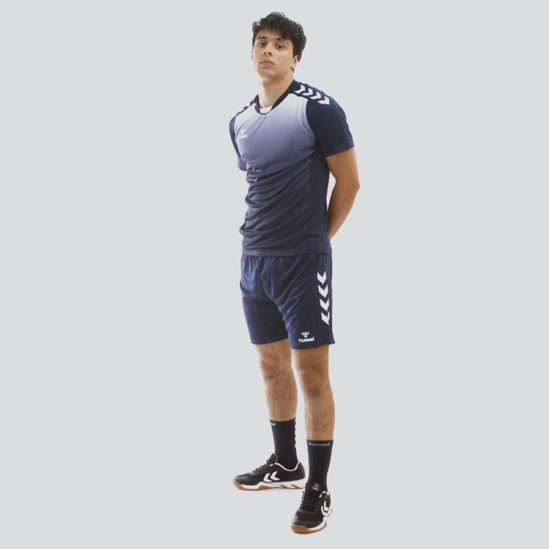 Tenue Hmlcorexk Ss Poly Jersey Bleu TextilesT211459-7027