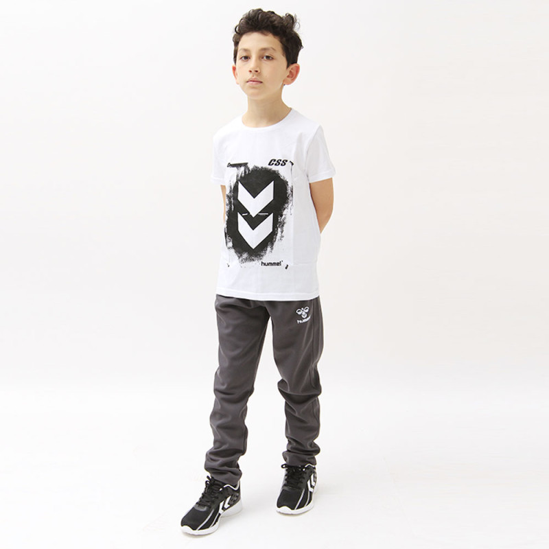 T-shirt enfant CSS Hmllogan Blanc Textiles CSST203422 JR CSS-9001