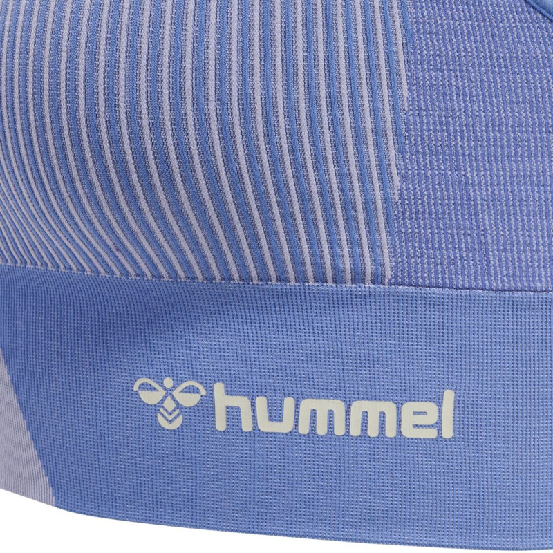 Top de sport femme Mt Unite Seamless - Bleu Textiles214293-7117