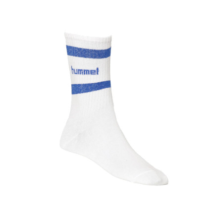 Chaussette Hmllong Sport 1pk Socks Blanc/Bleu Chaussettes970144-9861
