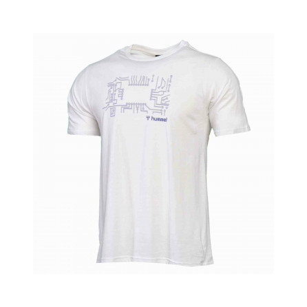 T-shirt Hmlwargo T-shirt S/s Tee Blanc TextilesT911373-9003
