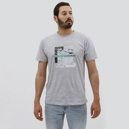 T-shirt Homme Hmlneelo - gris TextilesT911672-2006
