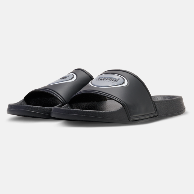 Claquettes Homme Pool Slide Badge - Blanc/Noir Tongs et claquettes 224172-2001