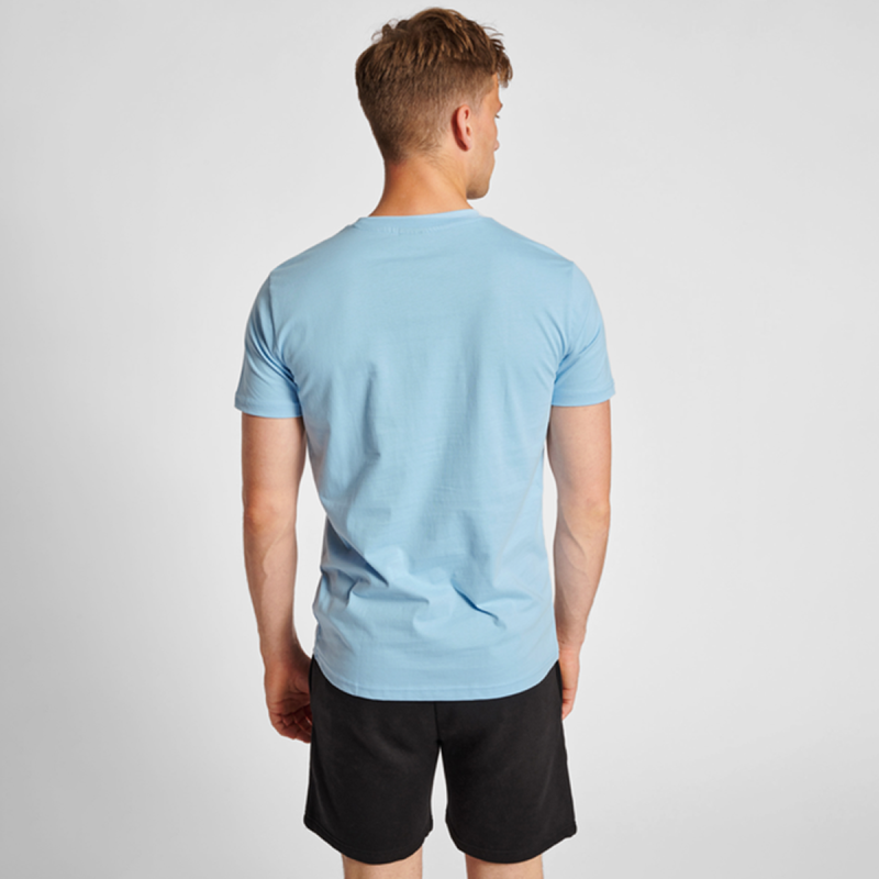 T-shirt Homme Hmlred Heavy S/s - Bleu Clair Textiles215122-7431