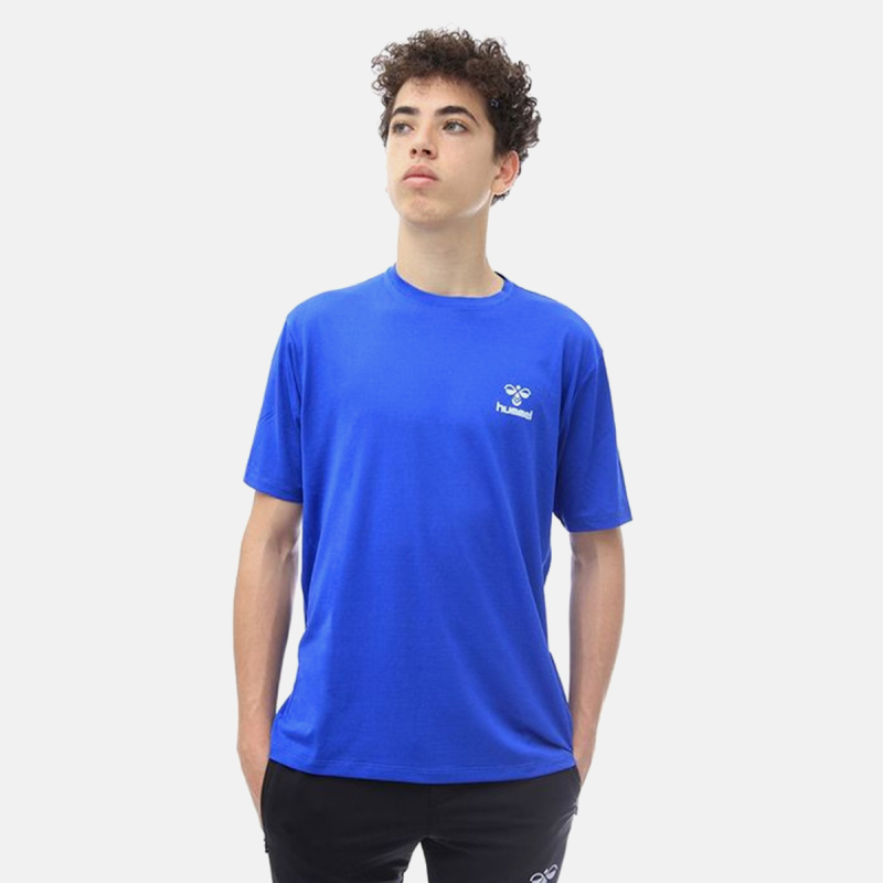 T-shirt Homme S/s Hmlalvaros - bleu TextilesT910955-7871
