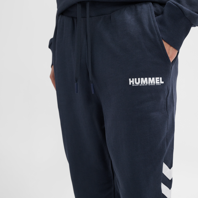 Pantalon Homme Hmllegacy Tapered - Bleu/Blanc Textiles212567-7429
