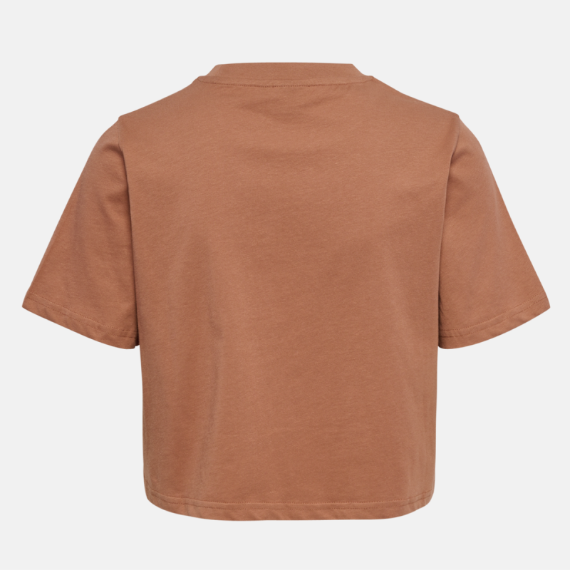 T-shirt Femme Hmllgc Malu Cropped - Marron Tee-shirts et tops Femme223945-8143