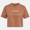 T-shirt Femme Hmllgc Malu Cropped - Marron Tee-shirts et tops Femme223945-8143