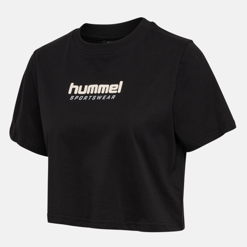T-shirt Femme Hmllgc Malu Cropped - Noir Tee-shirts et tops Femme223945-2001