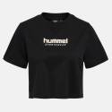 T-shirt Femme Hmllgc Malu Cropped - Noir Tee-shirts et tops Femme223945-2001