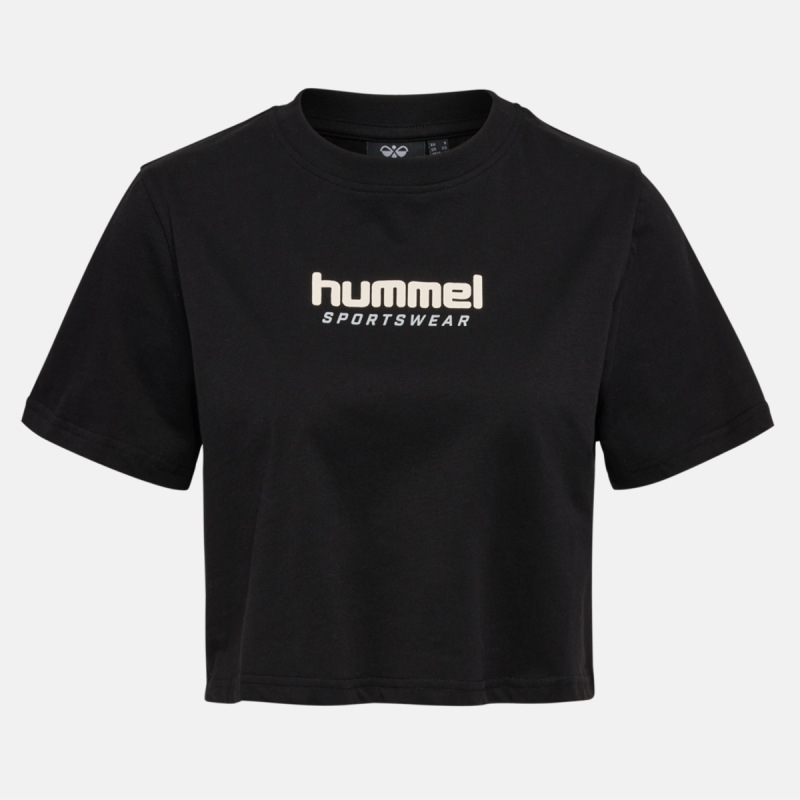 T-shirt Femme Hmllgc Malu Cropped - Noir Tee-shirts et tops Femme223945-2001