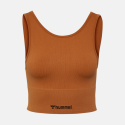 Top Femme Hmlmt Adapt Seaml- Marron Textiles223860-8144