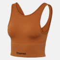 Top Femme Hmlmt Adapt Seaml- Marron Textiles223860-8144