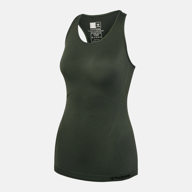 Top Femme Hmltif Seamless - Vert Tee-shirts et tops Femme210491-6126