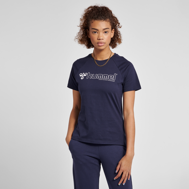 Tee shirt bleu femme shop