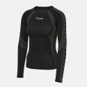 T-shirt Femme Shaping Seamless L/s - Noir Textiles216775-2001