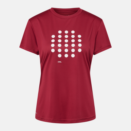 T-SHIRT Femme Hmlcourt S/s - Rouge Textiles219149-4863