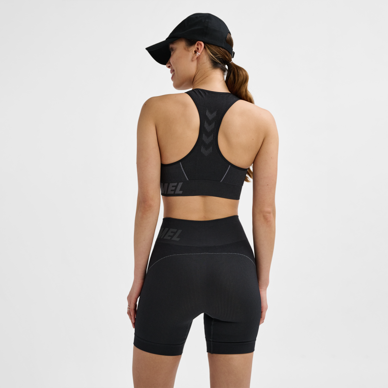 Brassière Femme Hmlte Christel Seamless - Noir Tee-shirts et tops Femme213753-1038