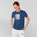 T-shirt femme Hmlnasus - Bleu Marine Textiles911671-2223