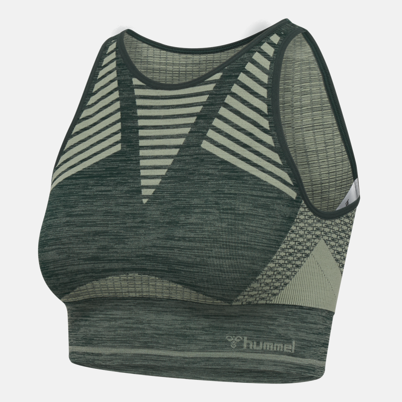 Top Femme Hmlvera Seamless - Vert Textiles211949-6772