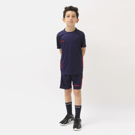 Tenue d'entrainement enfant promo - Bleu/Rouge TextilesT96100 JR-1008