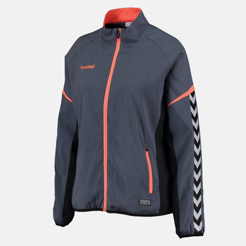 Veste Femme Auth. Charge Micro Zipjkt W - Gris/Orange Textiles033552-8730