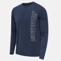 T-shirt Homme Hmlte Topaz L/s - Bleu Marine Textiles213476-7954