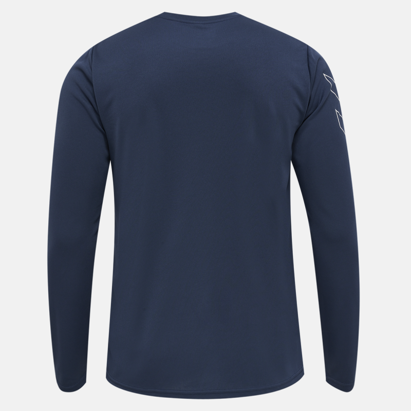 T-shirt Homme Hmlte Topaz L/s - Bleu Marine Textiles213476-7954