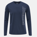 T-shirt Homme Hmlte Topaz L/s - Bleu Marine Textiles213476-7954