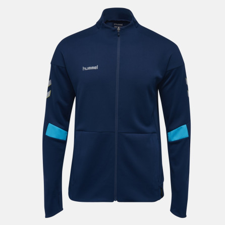 Veste Homme Zip Tech Move Poly - Blue Textiles200013-8744