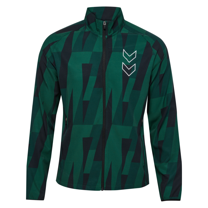 Veste Hmlcourt Aop Jacket Rain Forest - Vert/Noir Vestes226922-6614