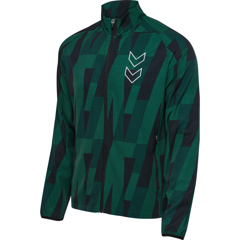 Veste Hmlcourt Aop Jacket Rain Forest - Vert/Noir Vestes226922-6614