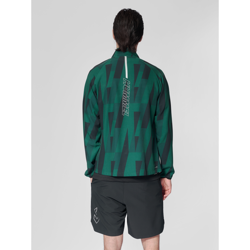 Veste Hmlcourt Aop Jacket Rain Forest - Vert/Noir Vestes226922-6614