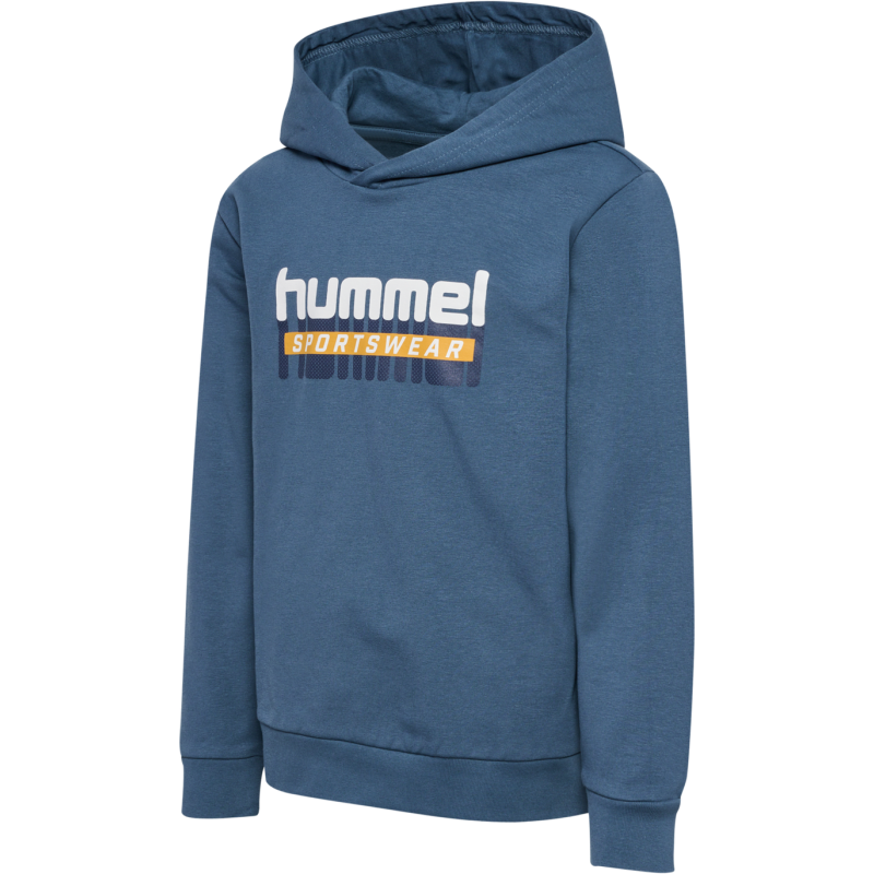 Sweatshirt à capuche enfant Hmltukas Hoodie Huckleberry - Bleu Sweatshirts 226351-7050