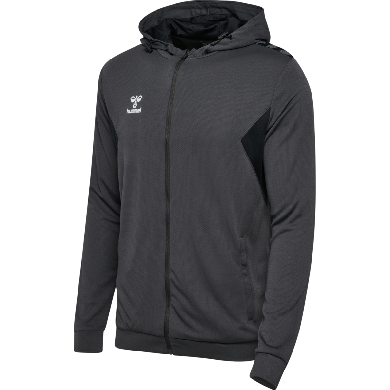 Veste à capuche Homme Hmlauthentic Pl Zip - Gris Foncé Vestes219979-1525